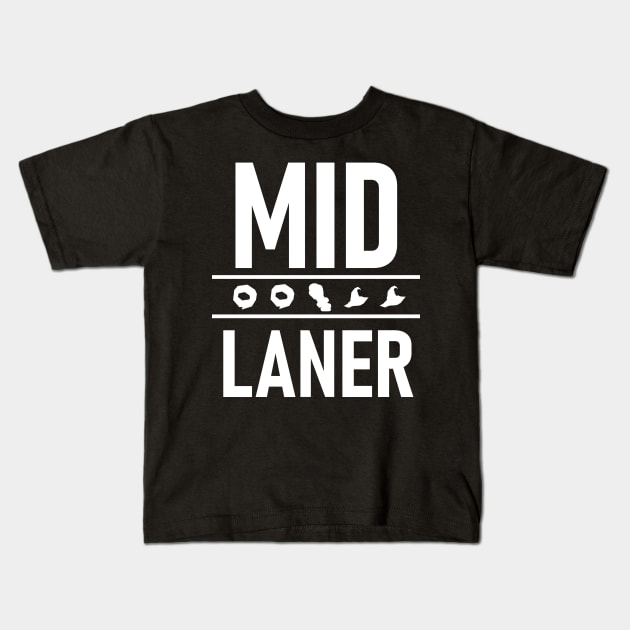 Mid Laner Kids T-Shirt by Vauul